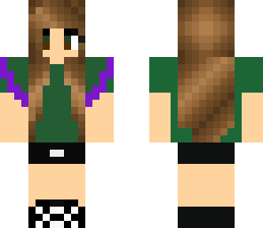 dark green girl
