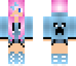 blue creeper girl