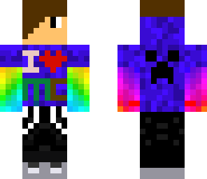 rainbow slime boy headless costume
