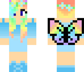 minecraft rainbow fairy