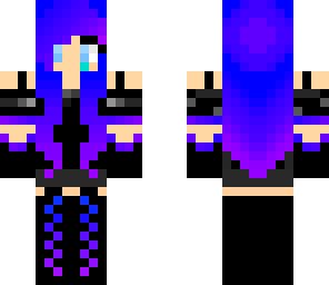 blue punk girl