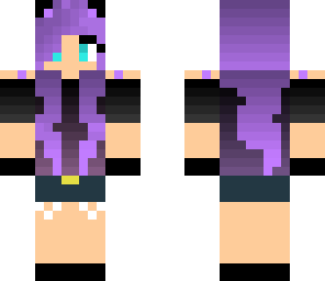 purple girl with ears