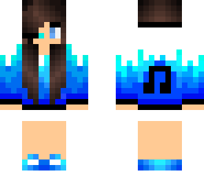 blue music girl