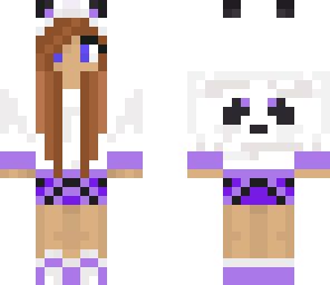 purple panda girl