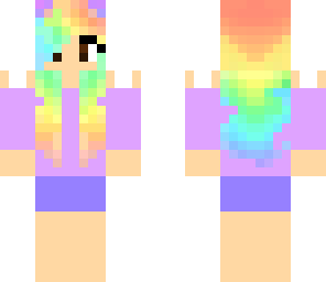 rainbow kitty cat who loves purple
