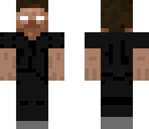 herobrine in black