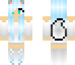 cute ice wolf
