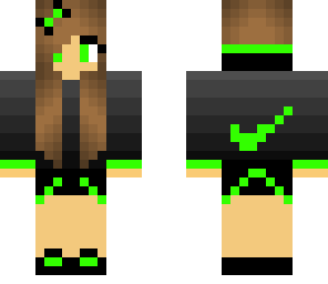 green nike girl