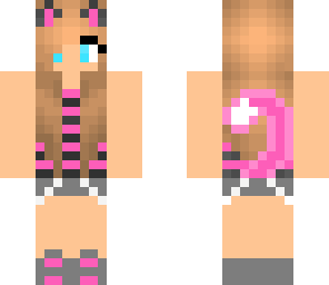 pink cat girl