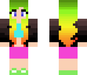 rainbow girl