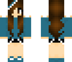 blue headband girl