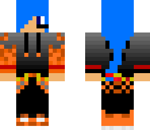 flame jacket girl