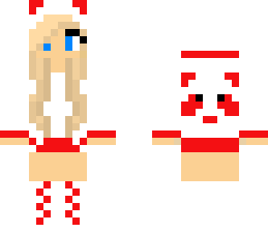 blonde panda