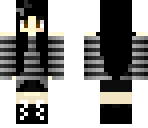 emo girl with bow