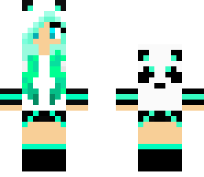 blue panda gurl