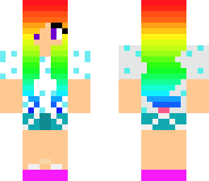 rainbow girl