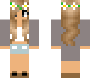 cute browny summer gal