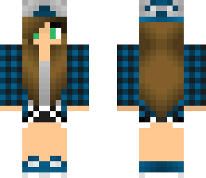 green and blue girl