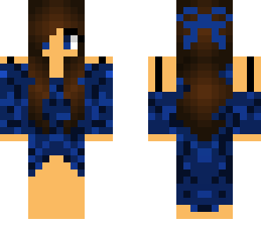 cute blue girl