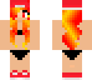 swim sute fire girl