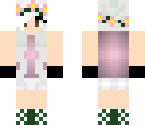 white haired girl