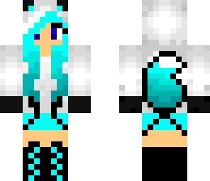 blue girl fox