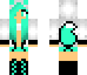reredo neon blue emo bra girl