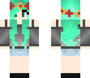 turquoise and flower crown