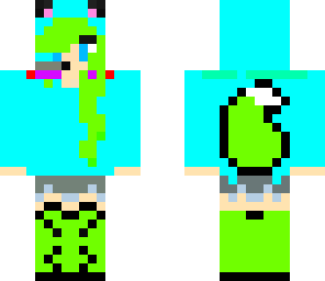blue fox girl
