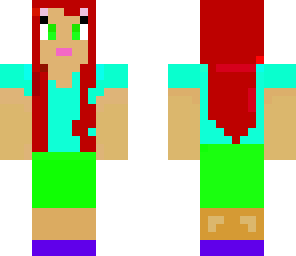 redhead girl skin