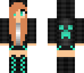 creeper hoodie girl