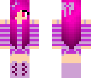 pink and purple girl