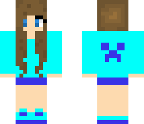 blue creeper girl