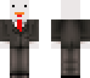 duck in a tuxedo