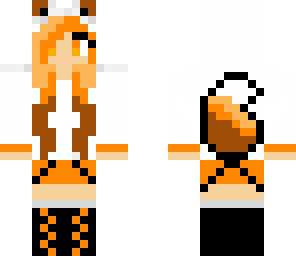 orange fox girl