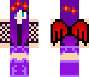 purple girl edit