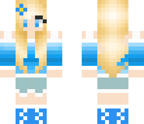 blue girl