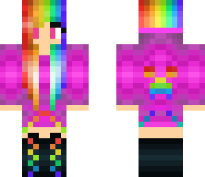 rainbow girl