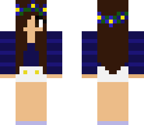 blue hipster girl
