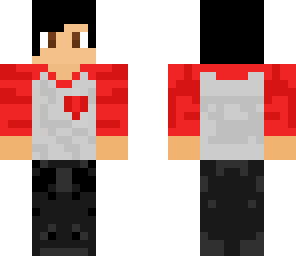 ryan - red-gray pocket shirt