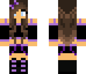purple goth gal