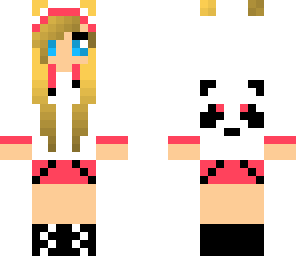 pink panda girl 