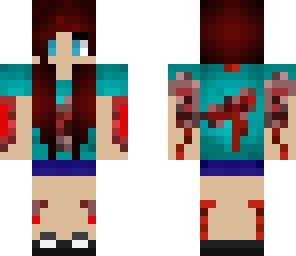 damaged zombie girl1
