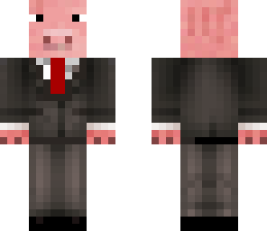 pig in a tux