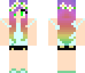 minty blue rainbow