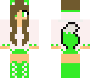 green fox girl