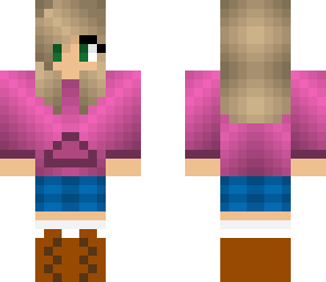 pink hoodie