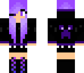 purple girl