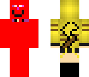 awsome pikachu girl and elmo