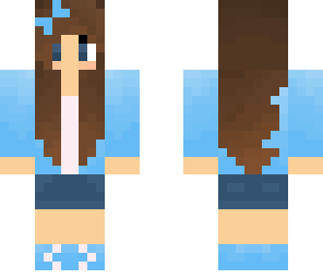 blue girl